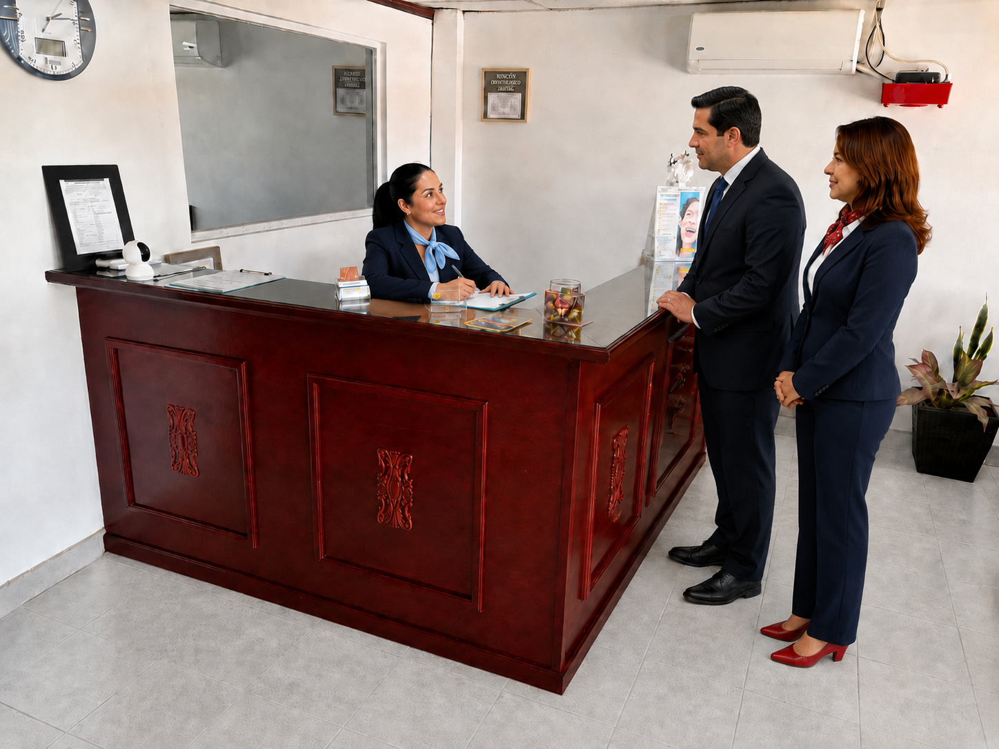 Recepción — Dr. Eduardo Parra Gálvez